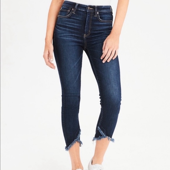 American Eagle Outfitters | Jeans | American Eagle Stretch Super High Rise  Jegging Crop Nwt | Poshmark